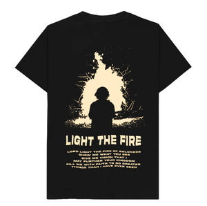 'Light The Fire' Black Tee