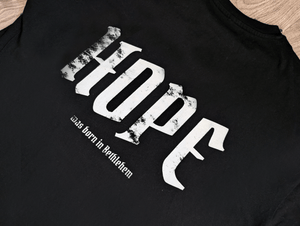 HOPE was born in Bethlehem - Heavyweight Oversized Tee