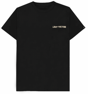 'Light The Fire' Black Tee