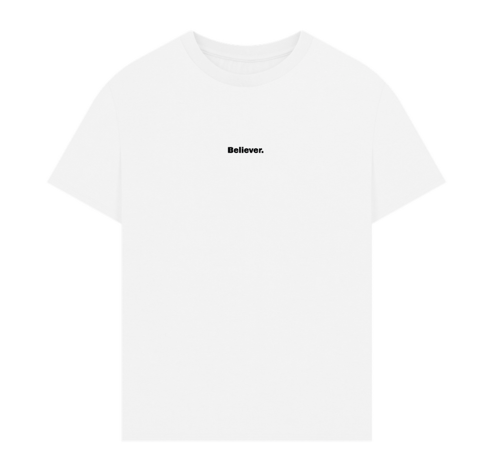 (Sample) Believer. Minimal Statement Tee