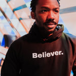 (B-Stock) Believer. Statement Hoodie