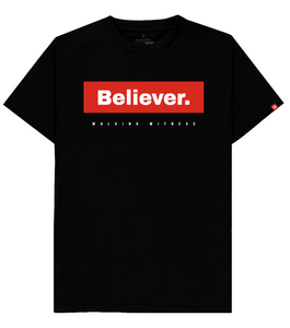 Believer. Box Tee - Black