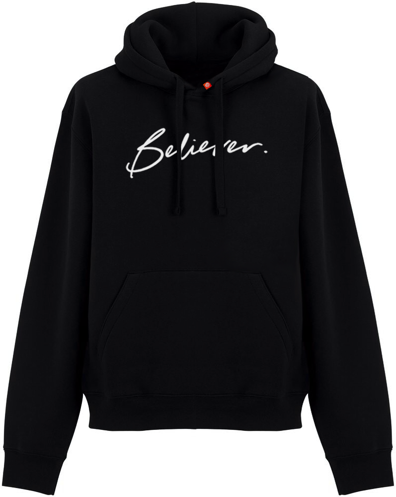 Believer. Script Hoodie – Walking Witness